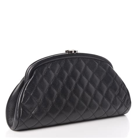 chanel black caviar timeless clutch|CHANEL Caviar Quilted Timeless Clutch Black .